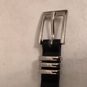 Tahari Black Skinny belt M/L